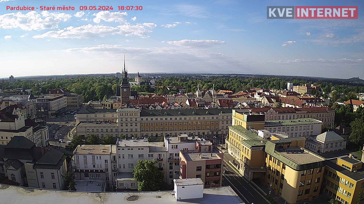 Webkamera Pardubice - Staré město