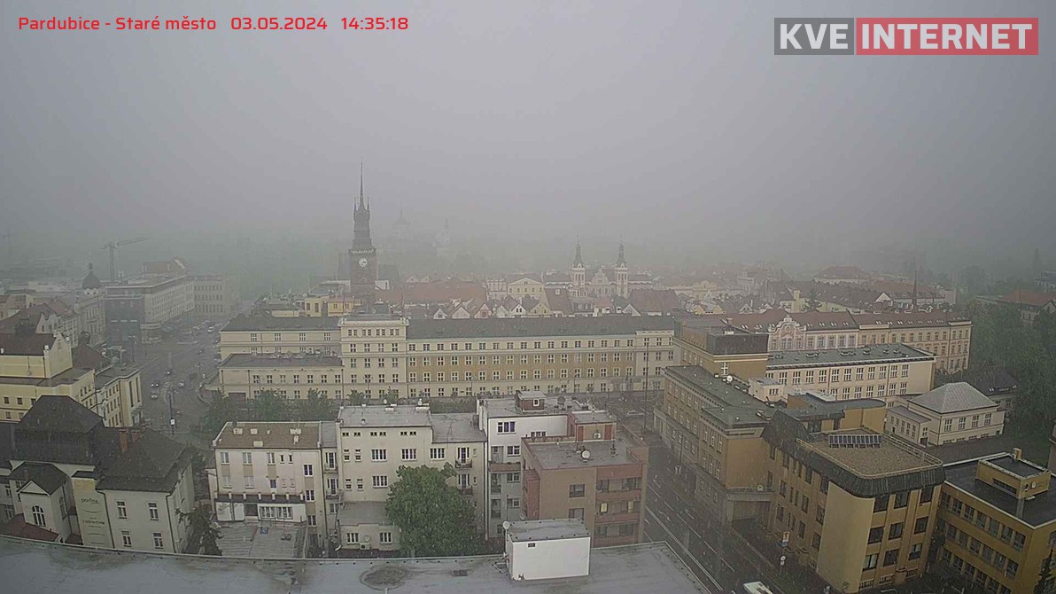 Webové kamery: Pardubice.