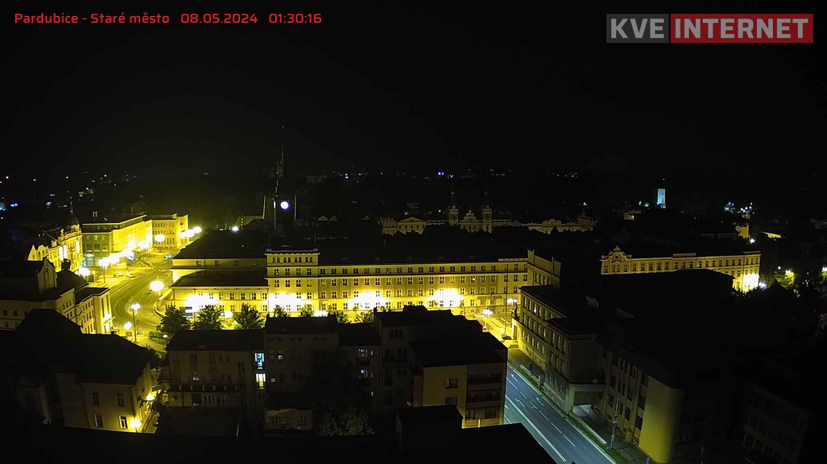 Kamera na żywo - Pardubice