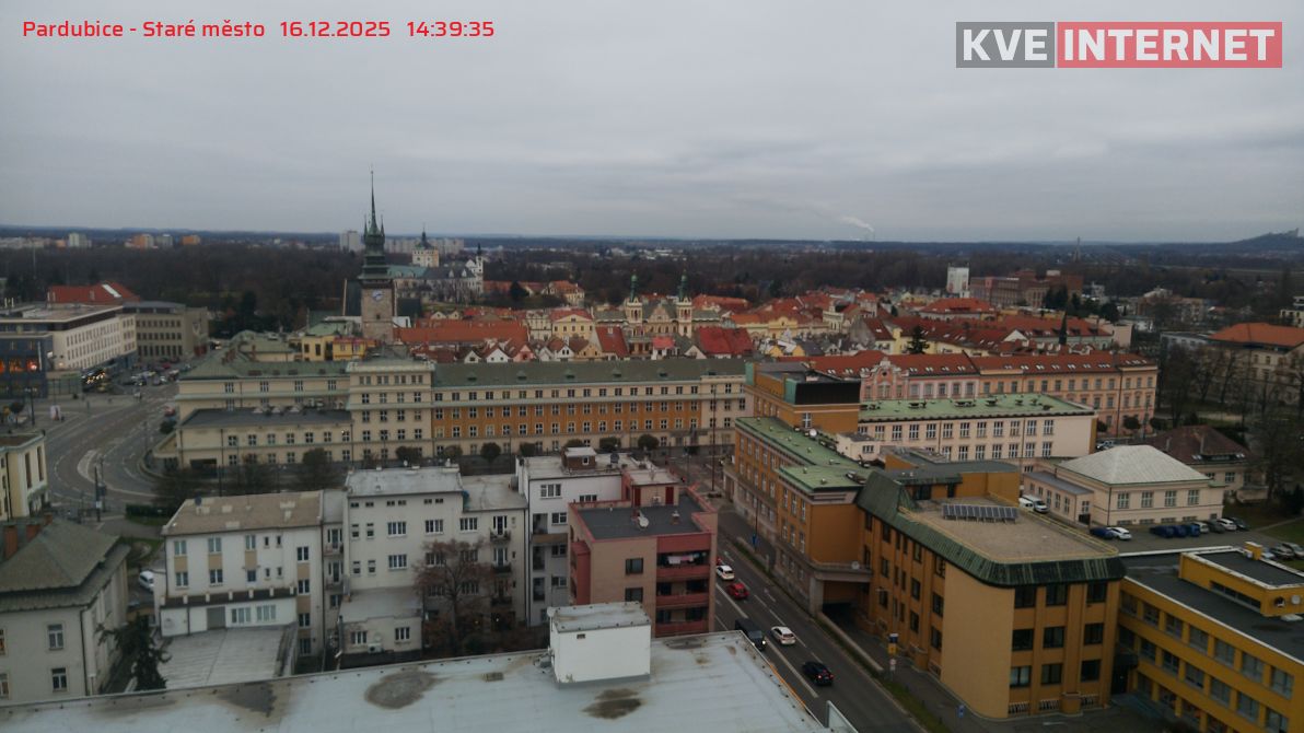 Kamera na żywo - Pardubice