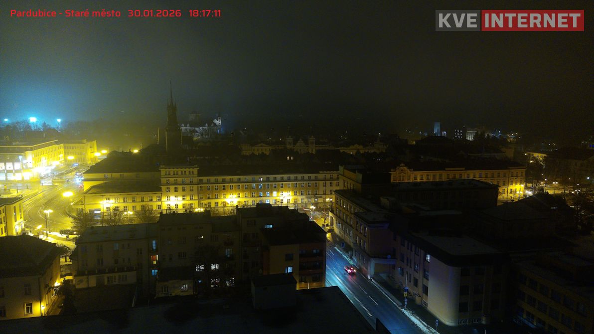 Kamera na żywo - Pardubice