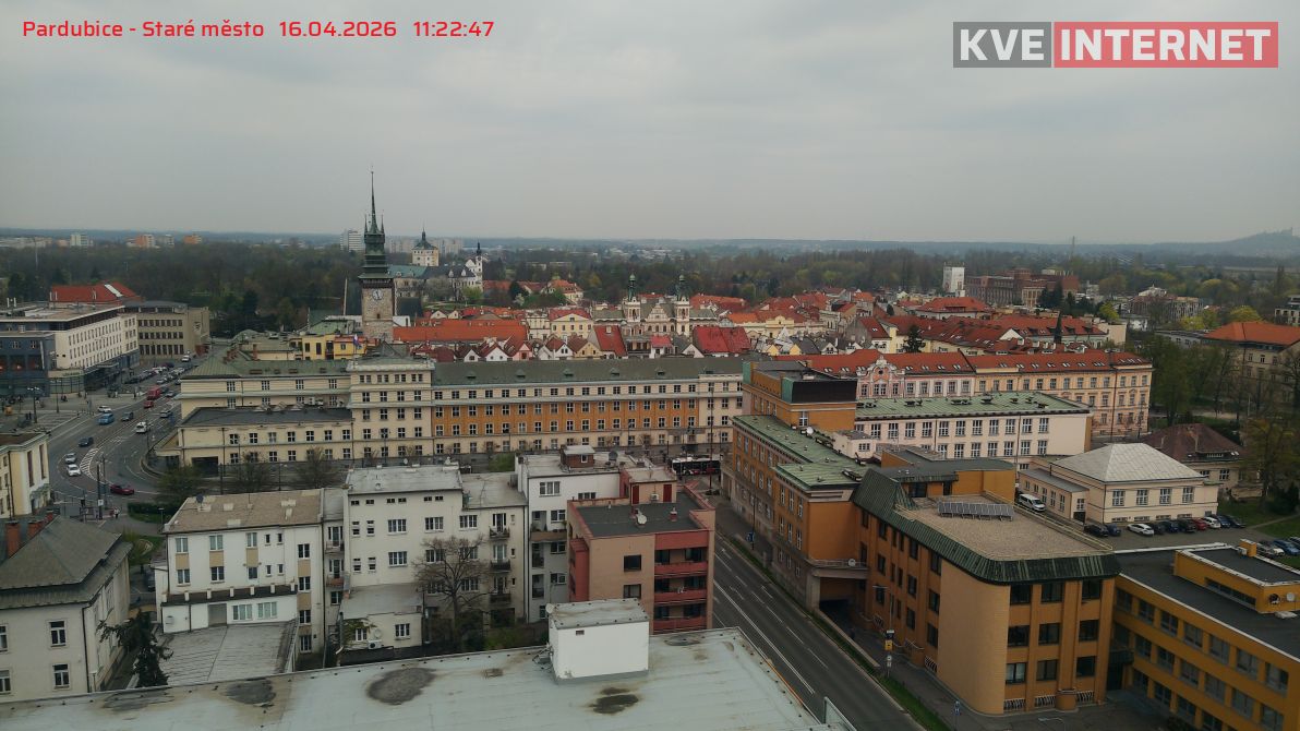 Kamera na żywo - Pardubice