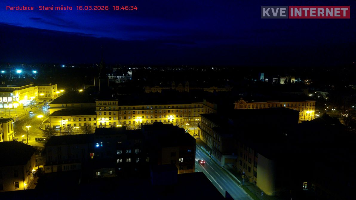 Kamera na żywo - Pardubice