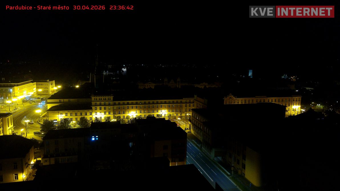 Kamera na żywo - Pardubice