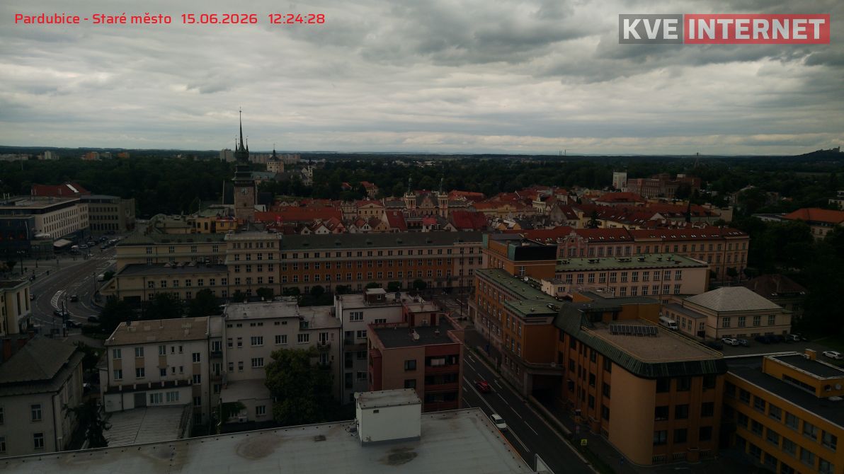 Kamera na żywo - Pardubice
