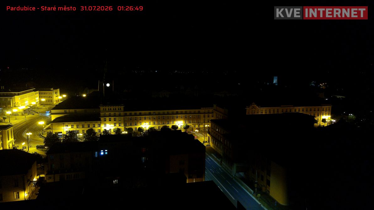 Kamera na żywo - Pardubice