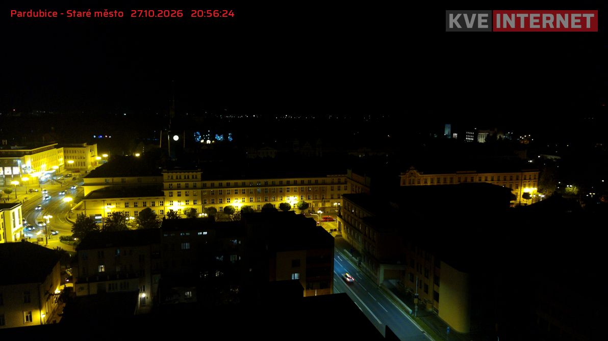 Kamera na żywo - Pardubice